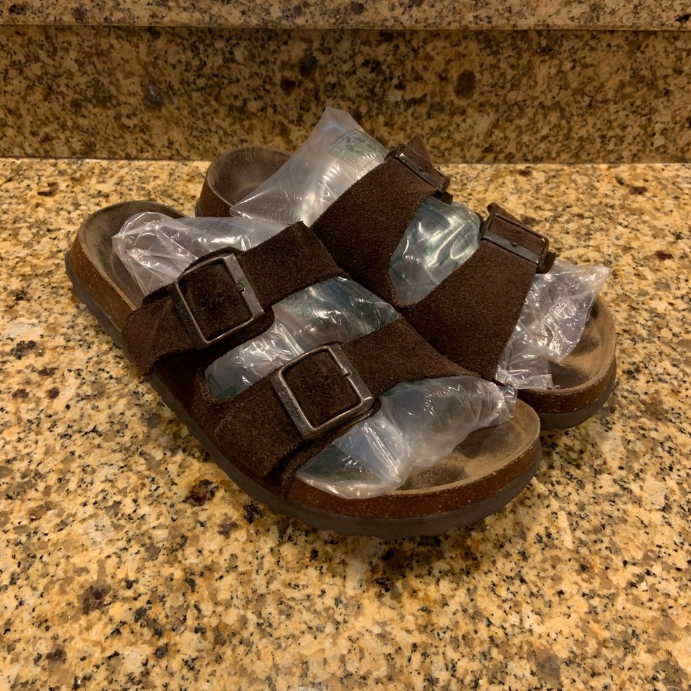Birkenstock Betula Arizona Brown Suede Sandals 11